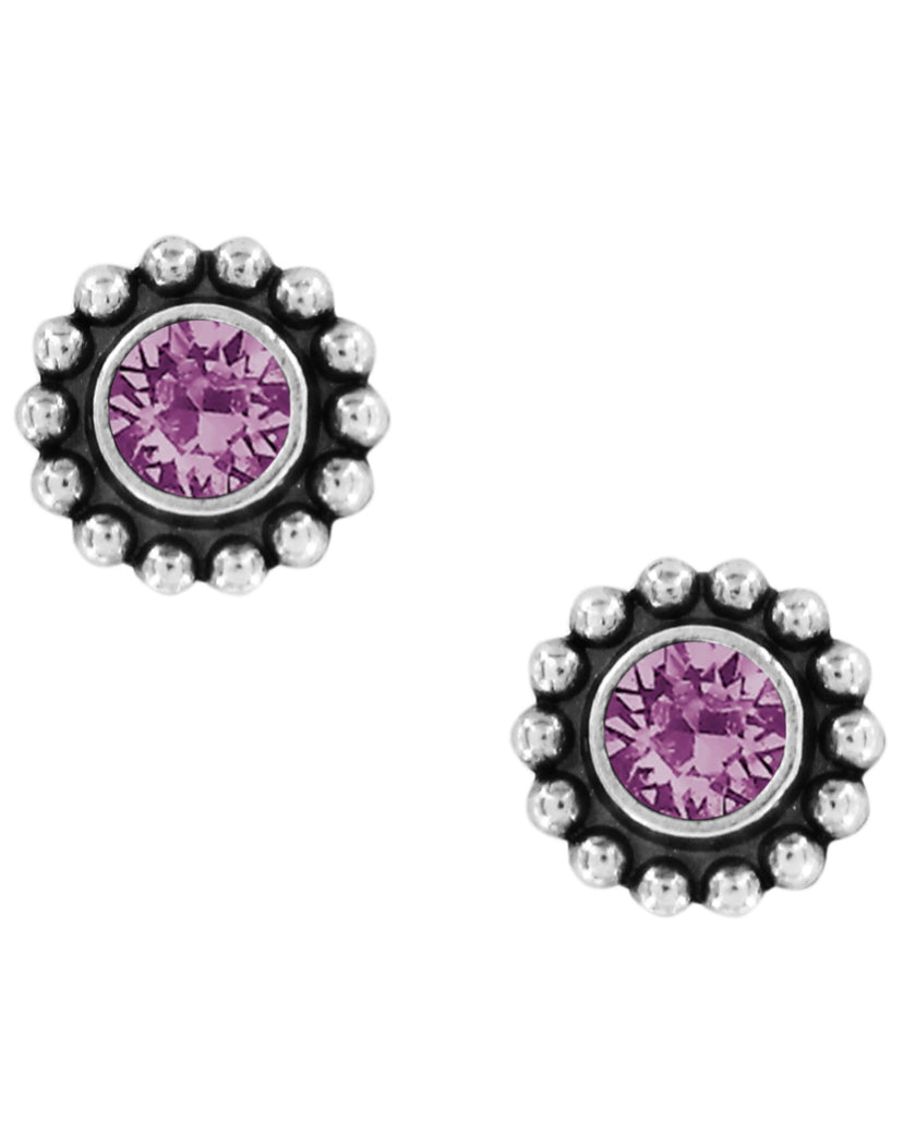 Brighton Twinkle Mini Post Ohrringe Stil J2049G - Amethyst