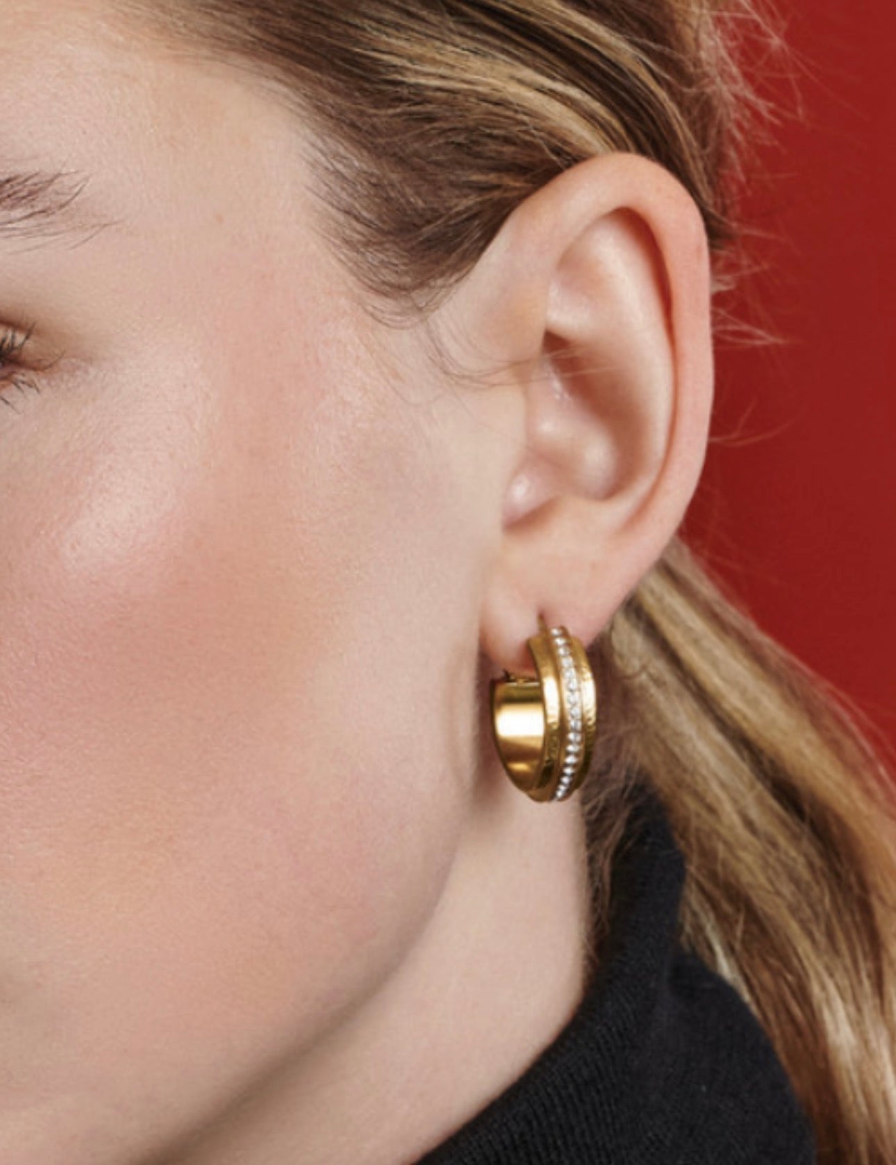 Brighton Meridian Kleine Hoop Ohrringe Stil JA8945 - Gold