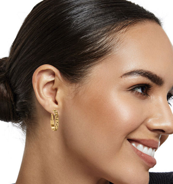 Brighton Contempo Kleine Ohrringe Stil JA9905 - Gold
