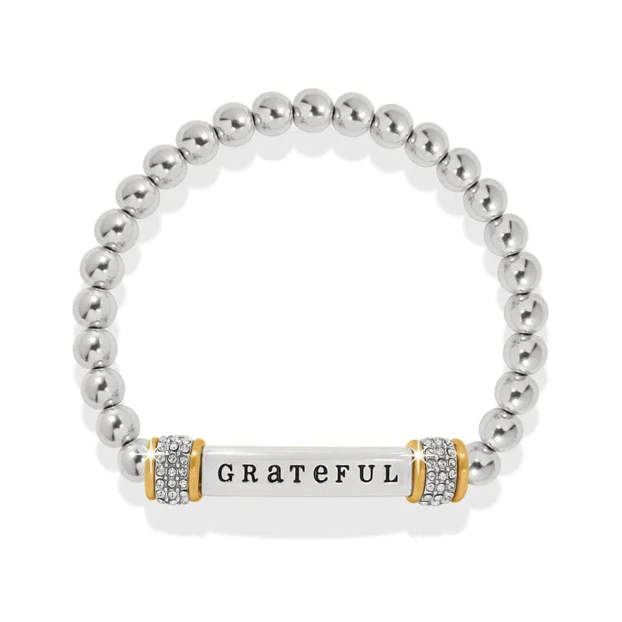 Brighton Meridian Dankbar Zwei Ton Stretch Armband Stil JF0187