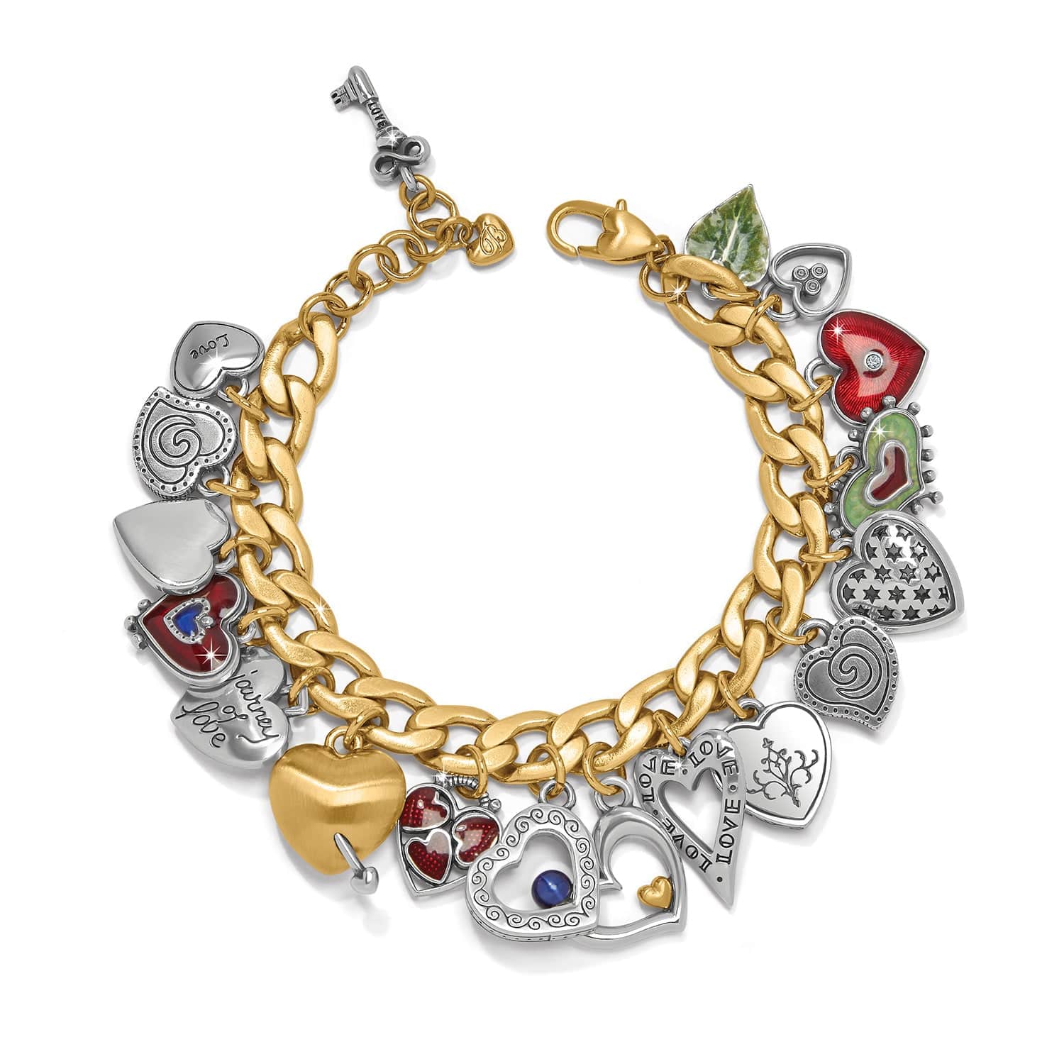 Brighton One Heart Charm Armband Stil JF0209