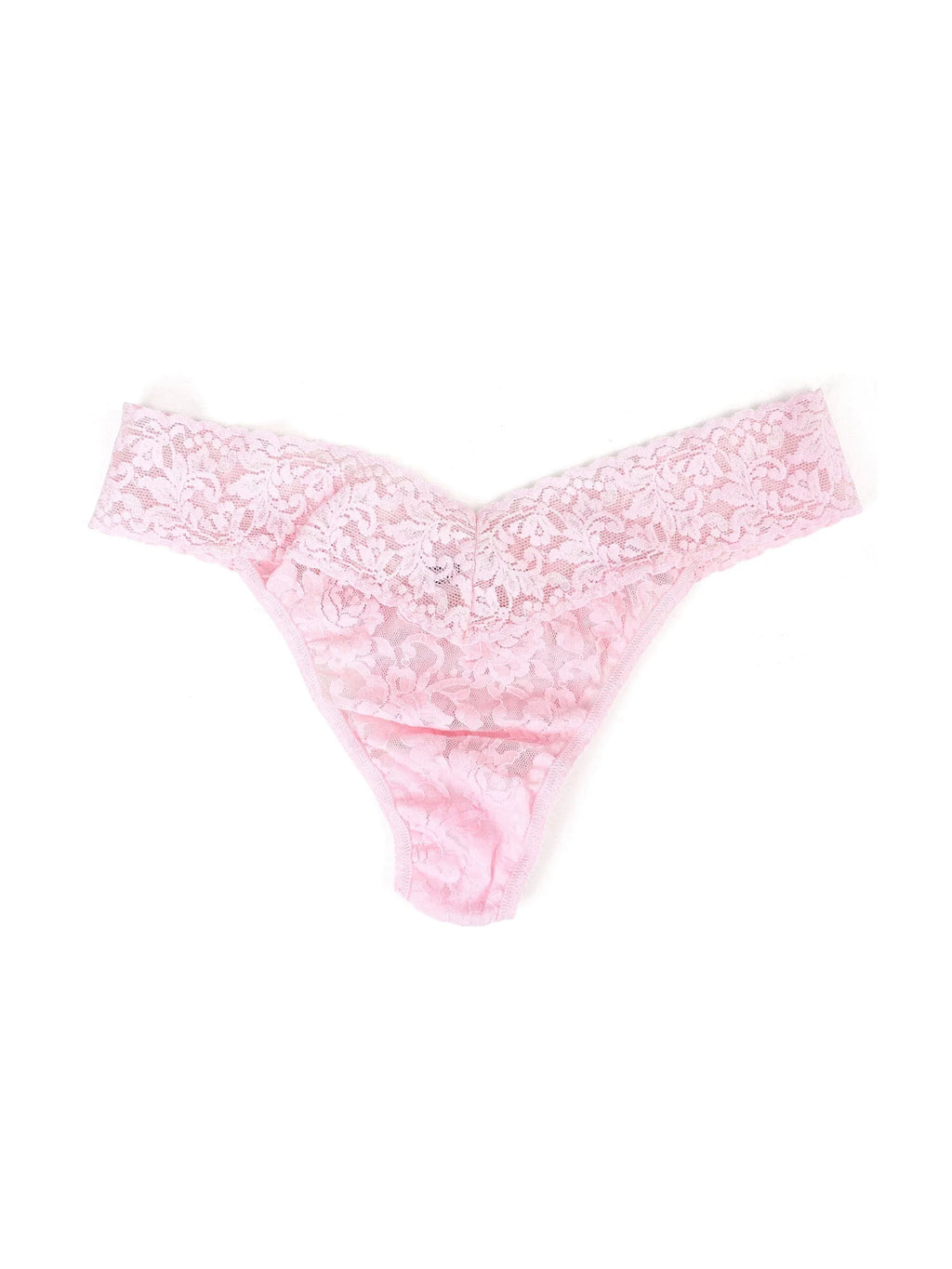 Hanky Panky Signature Lace Original Rise Thong Style 4811 - Bliss Rosa