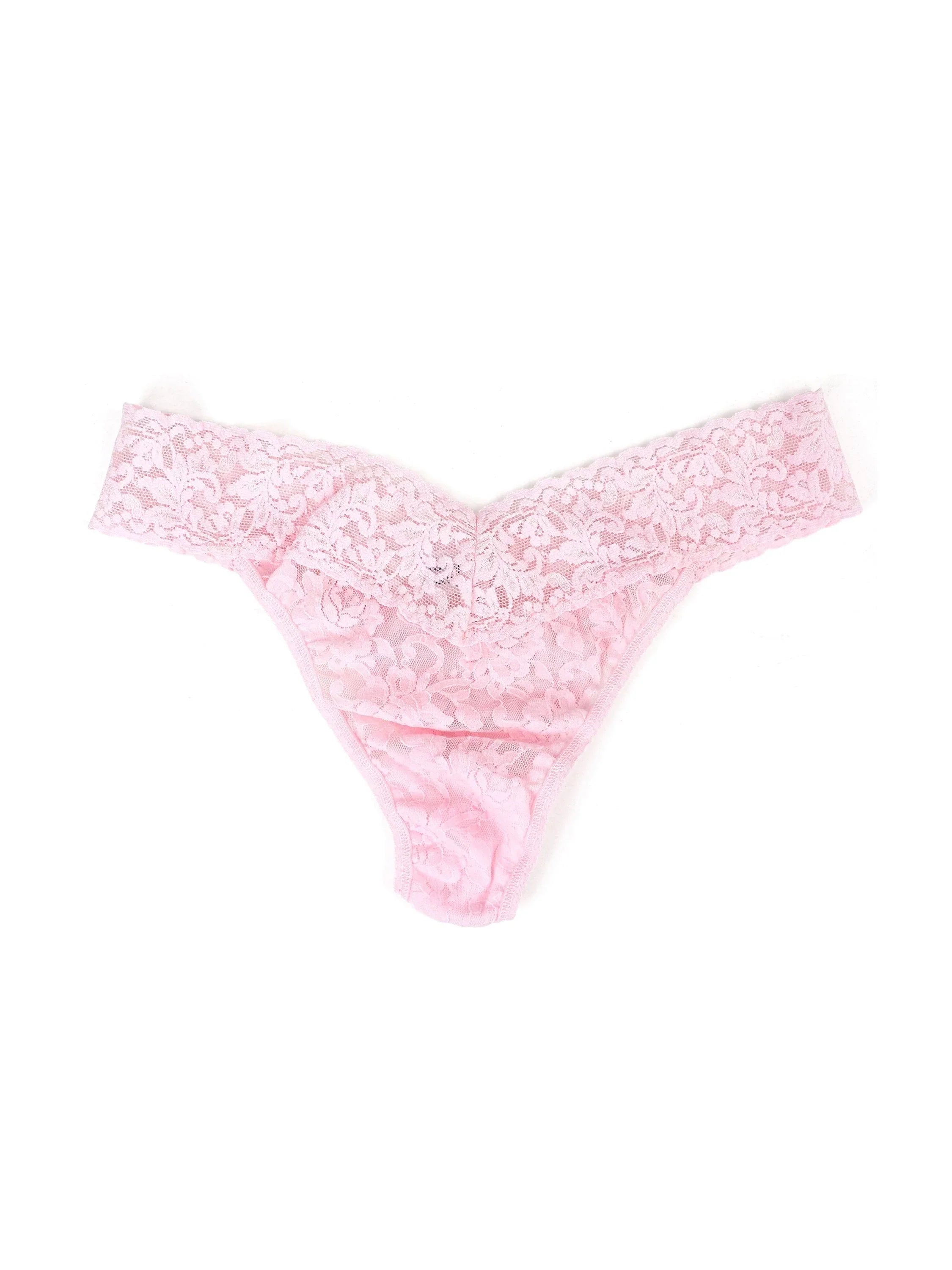 Hanky Panky Signature Lace Original Rise Thong Style 4811 - Bliss Rosa