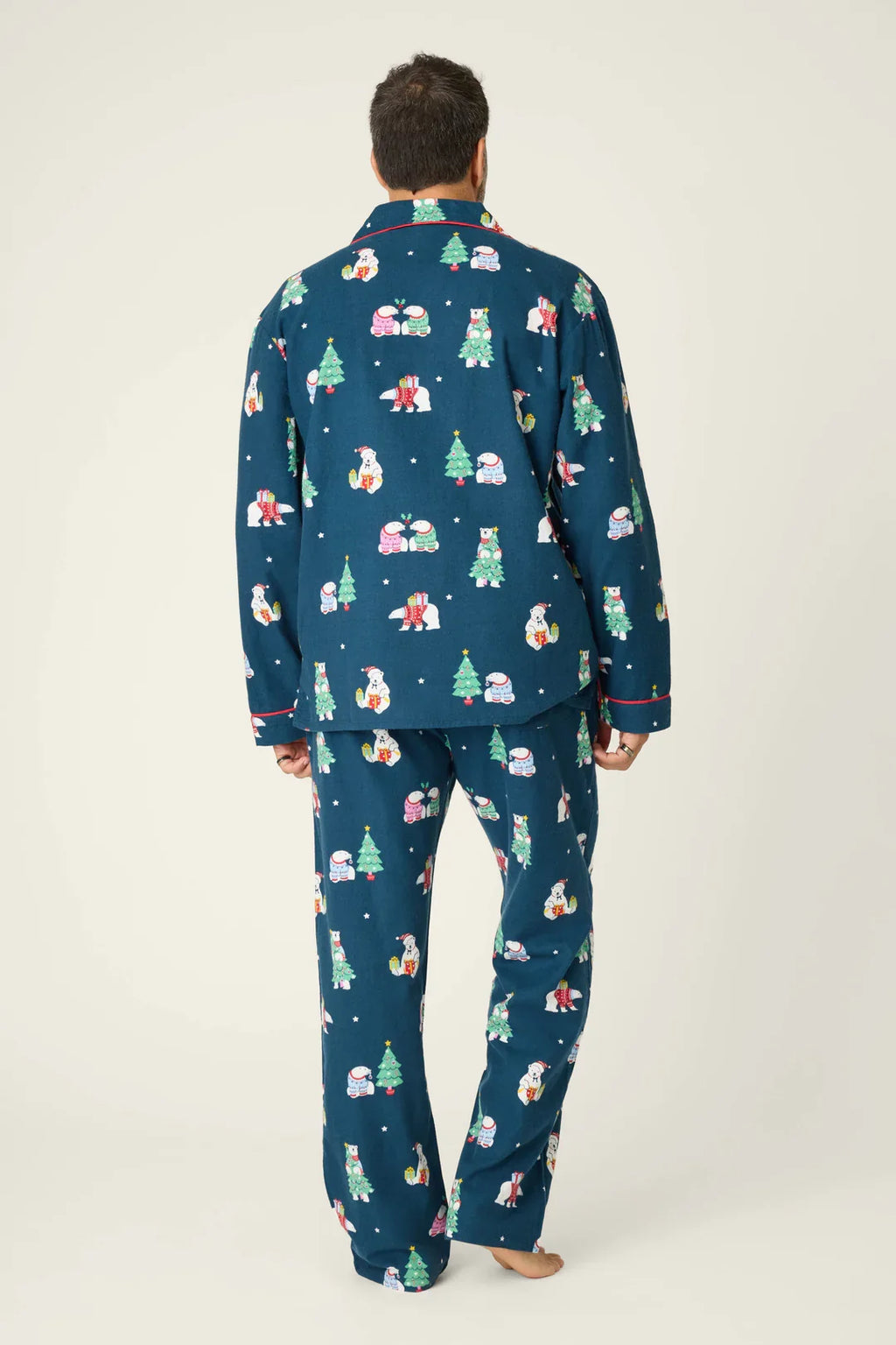 LAST ONE SZ XXL - PJ Salvage Männer Bearly Awake Flannel Set Style RVMFL - Marine