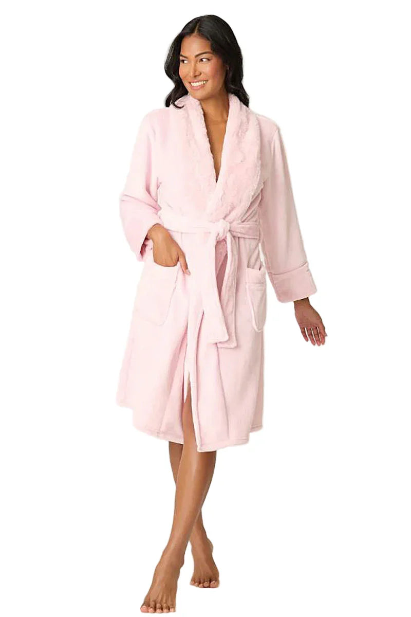 PJ Salvage Luxuriös Plush Robe Style R7LPR - Ballet Rosa