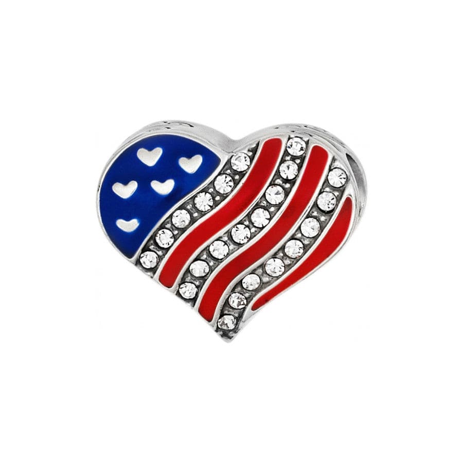 Brighton Hearts and Stripes Spacer Bead Style JC1381