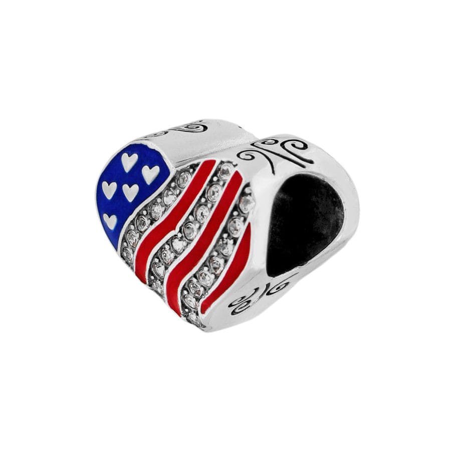 Brighton Hearts and Stripes Spacer Bead Style JC1381
