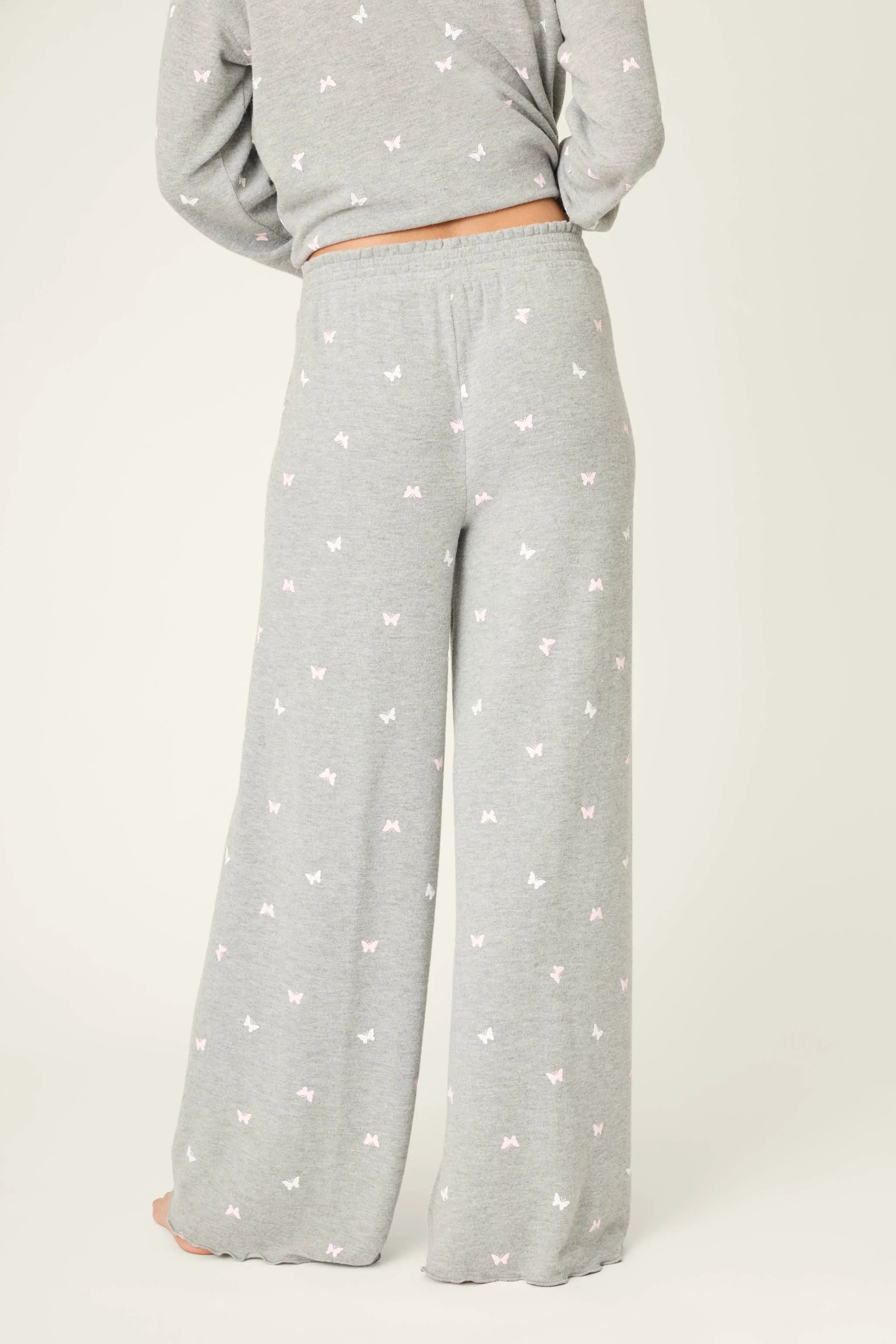 PJ Salvage Peachy Mix Match Schmetterling Hose Style RXPHP1 - Heather Grau (Deutsche Ausgabe)