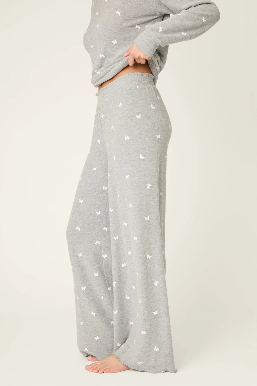 PJ Salvage Peachy Mix Match Schmetterling Hose Style RXPHP1 - Heather Grau (Deutsche Ausgabe)