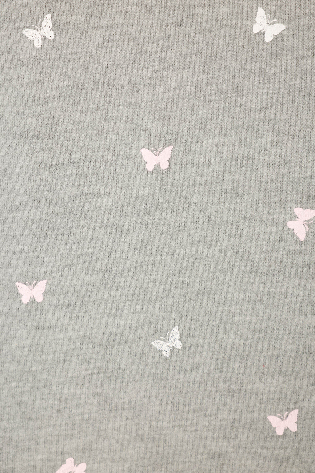 PJ Salvage Langarm Peachy Mix Match Schmetterling Top Style RXPHLS1 - Heather Grau
