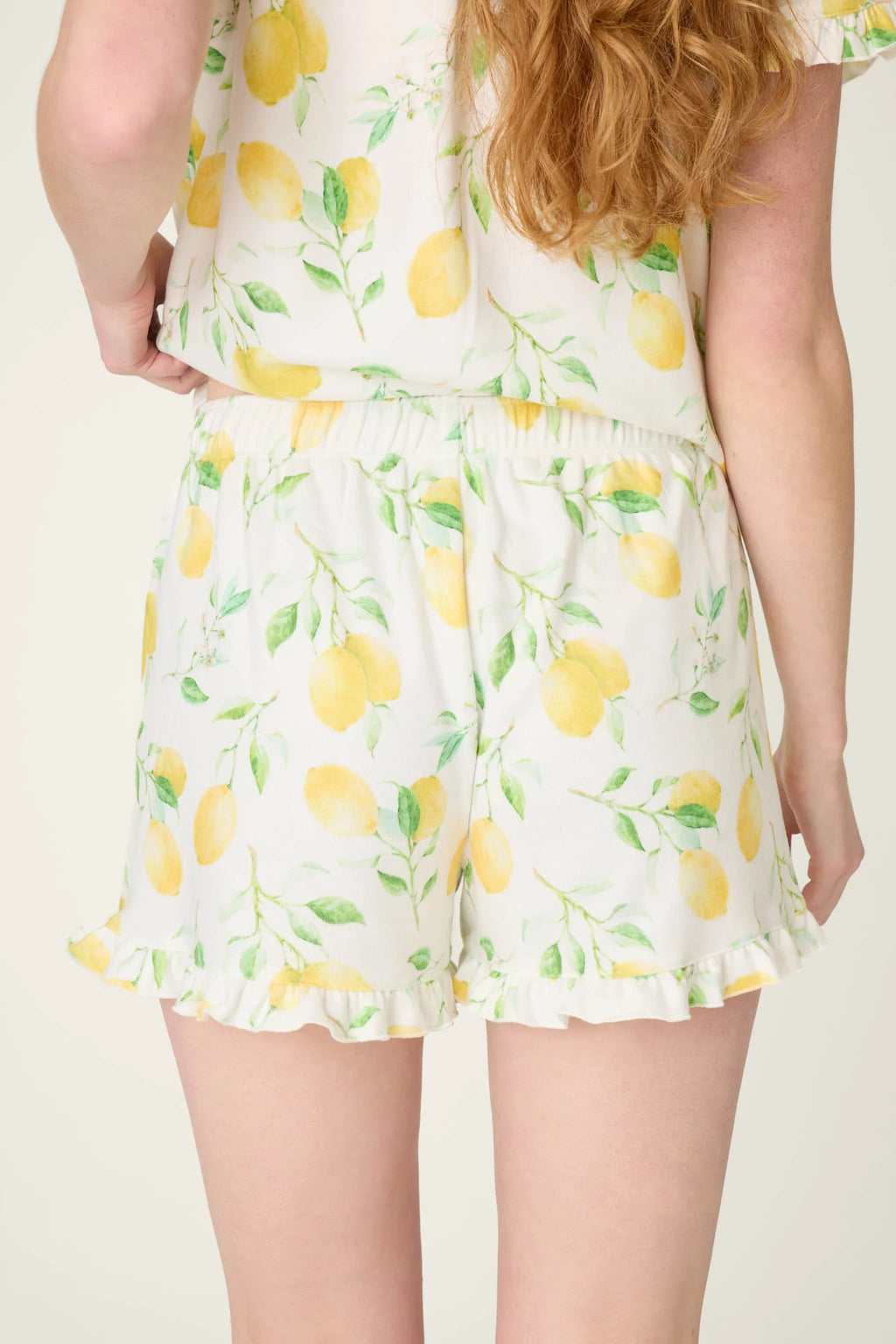 PJ Salvage Kurzarm La Dolce Spritz Lemon Set Stil RYLDST - Elfenbein