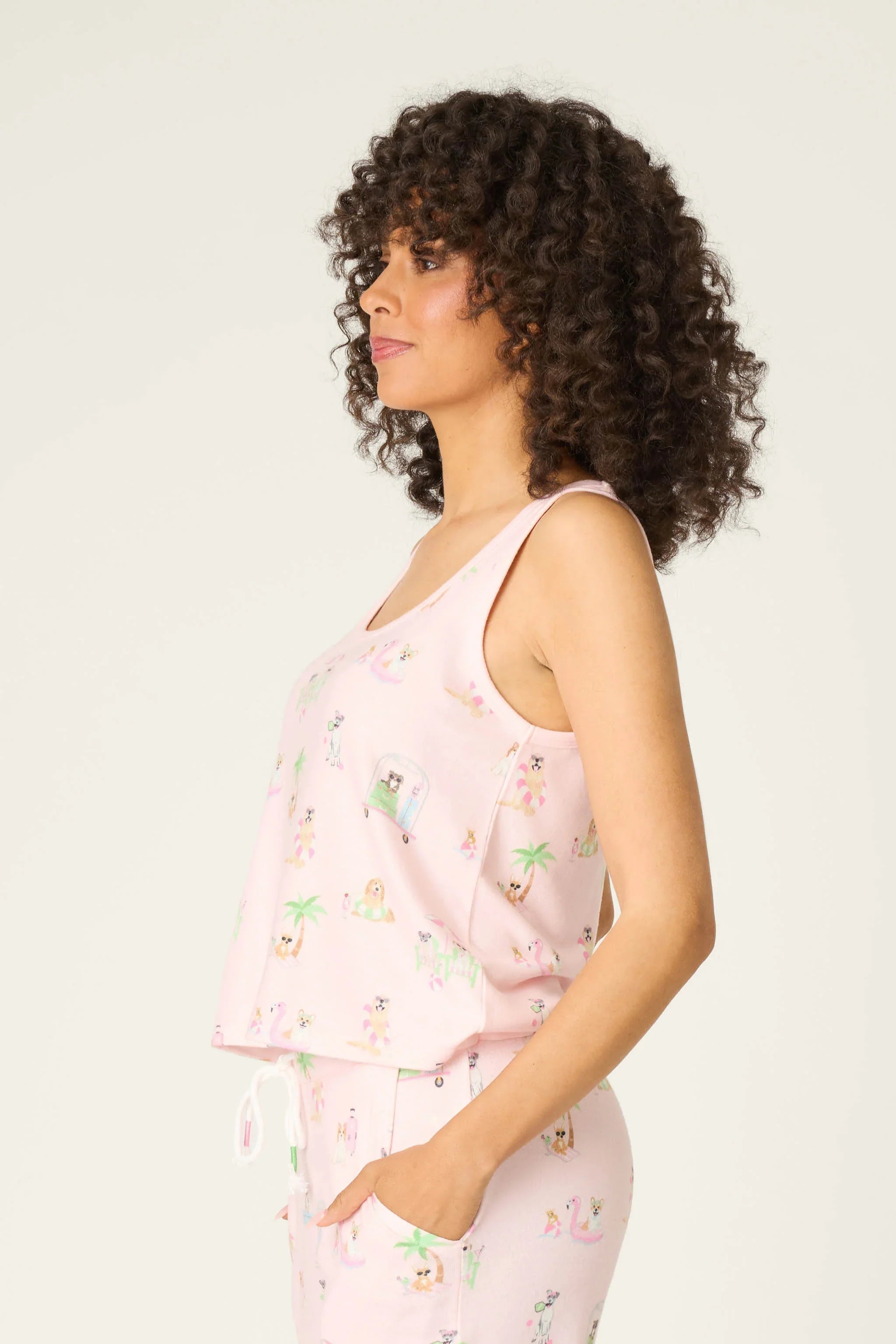 PJ Salvage Pupcation Palms Tanktop Stil