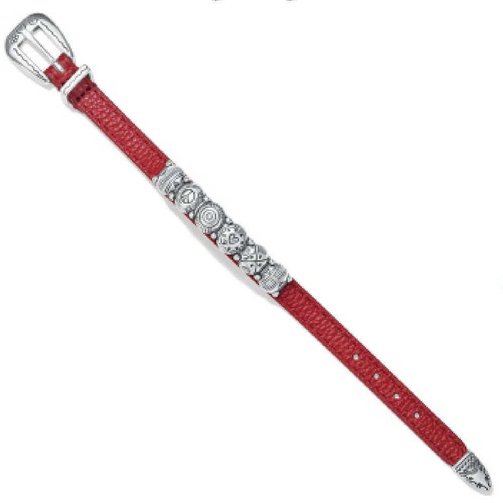Brighton Harmony Bandit Armband Style 07365B - Lippenstift rot