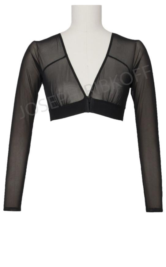 Joseph Ribkoff Shadow Sleeves Style 143430u in schierem Maschenschwarzhülse