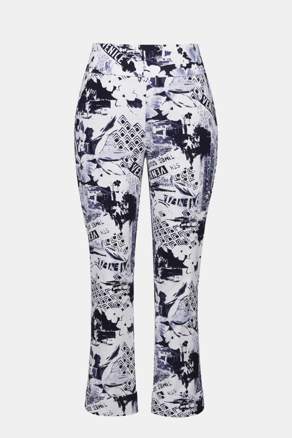 Joseph Ribkoff Conversational Print Crop Pull-On Hose Stil 261187