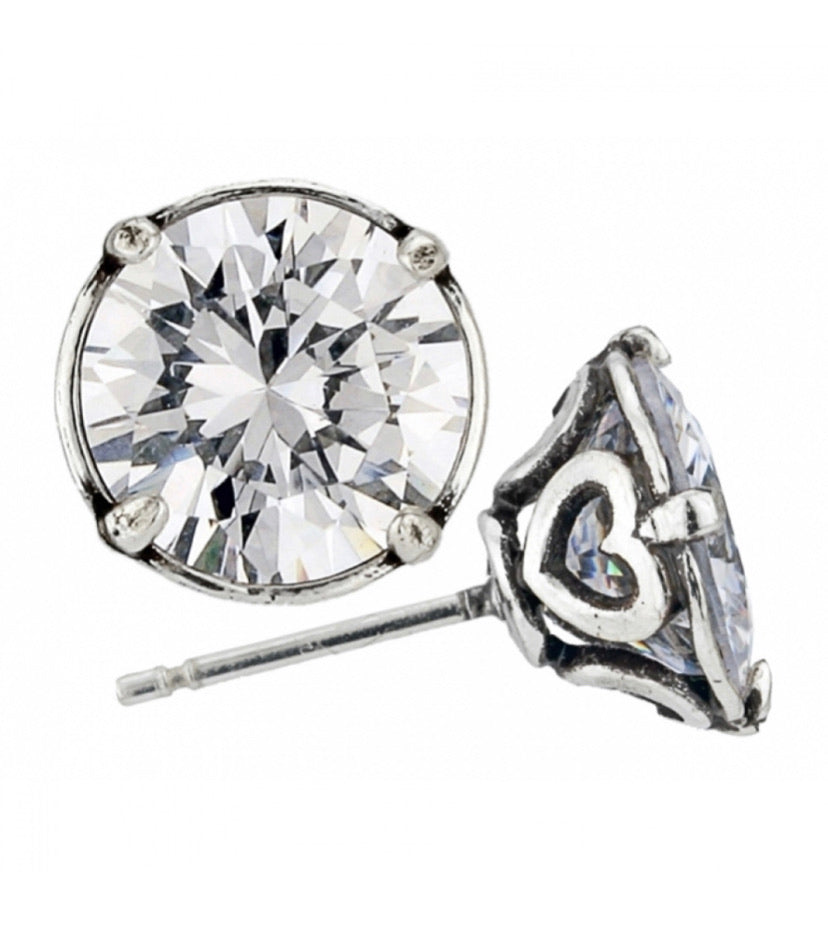 Brighton Brilliance Cubic Zirconia 9MM Post Ohrringe Stil JE154C