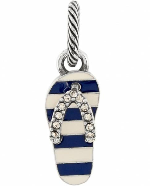 Brighton Flip Flop Charm Style J99392 - Blau