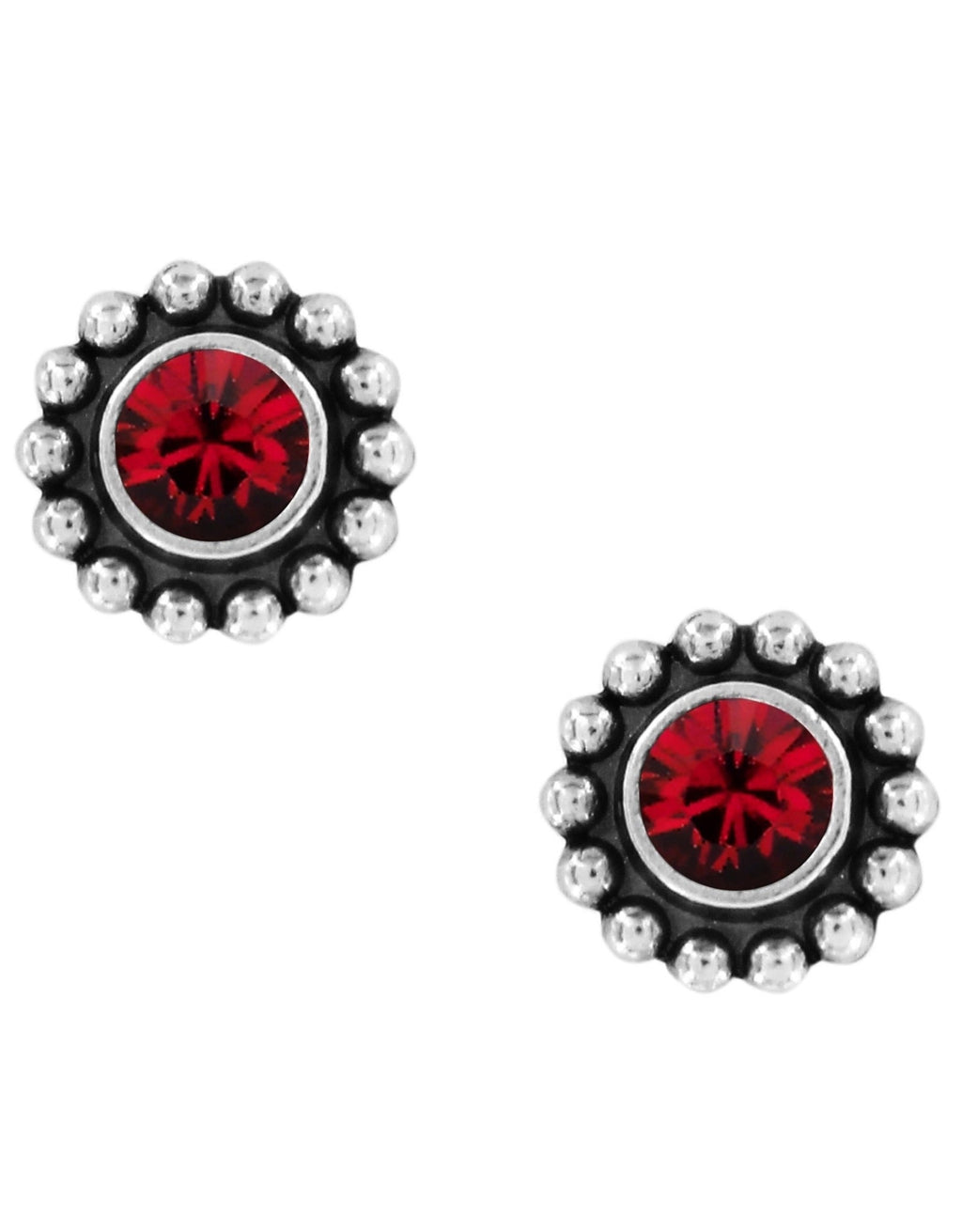 Brighton Twinkle Mini Post Ohrringe Stil J20497 - Granatrot