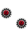 Brighton Twinkle Mini Post Ohrringe Stil J20497 - Granatrot