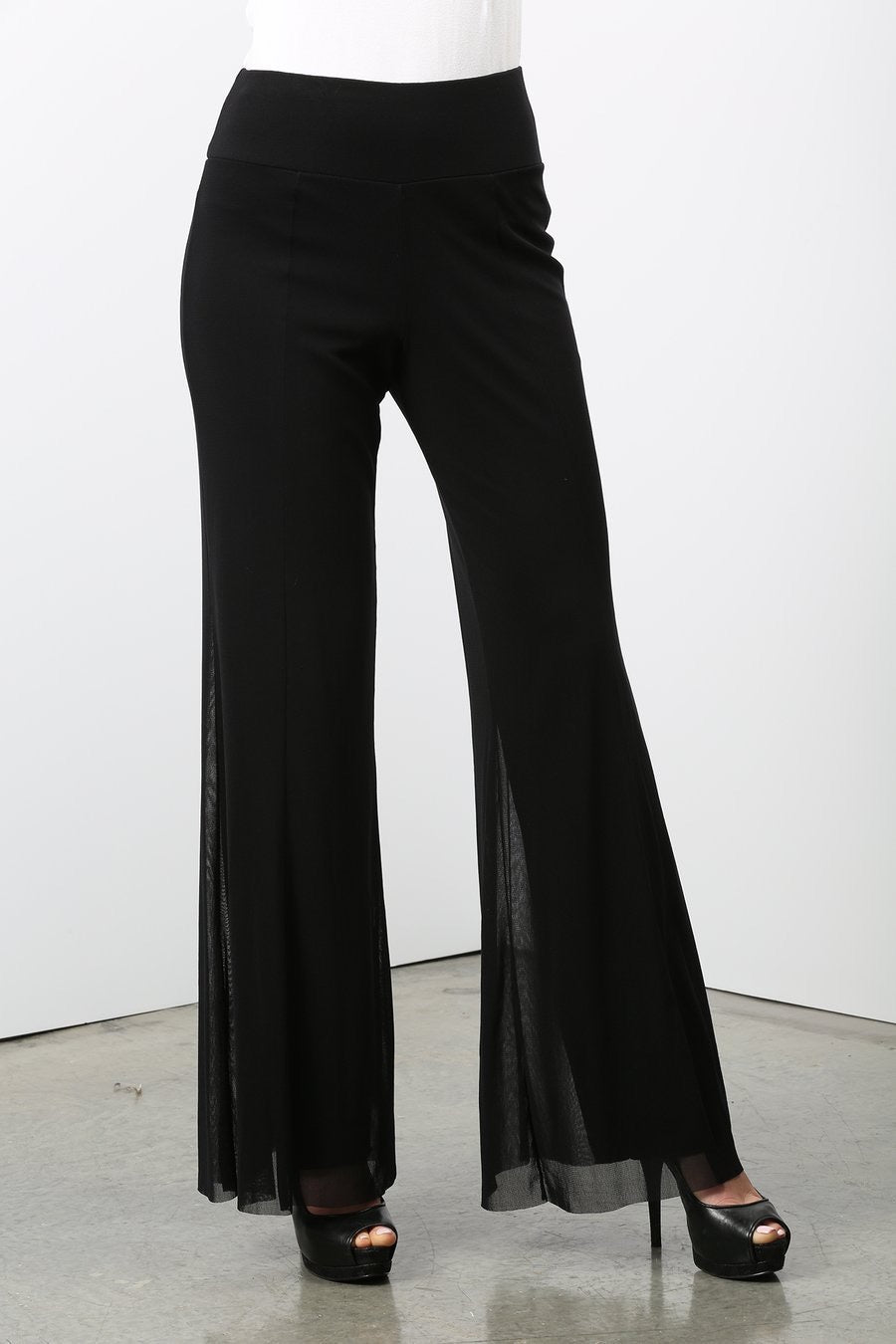 Elana Kattan Hergestellt in USA Maxima Flare Pant Style Maxima599 - Schwarz