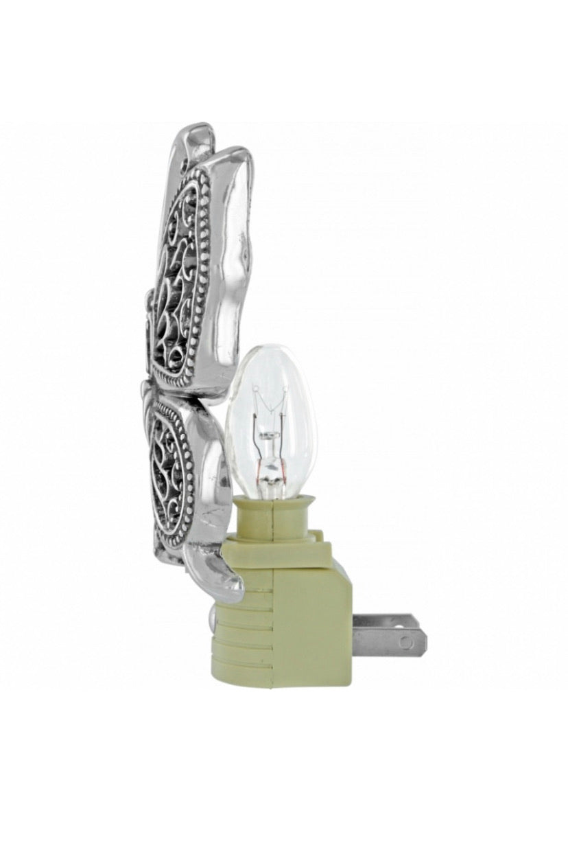 Brighton Fly By Night Schmetterling Nacht Lichtstil HT050 - Silber