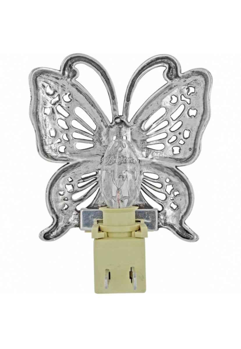 Brighton Fly By Night Schmetterling Nacht Lichtstil HT050 - Silber