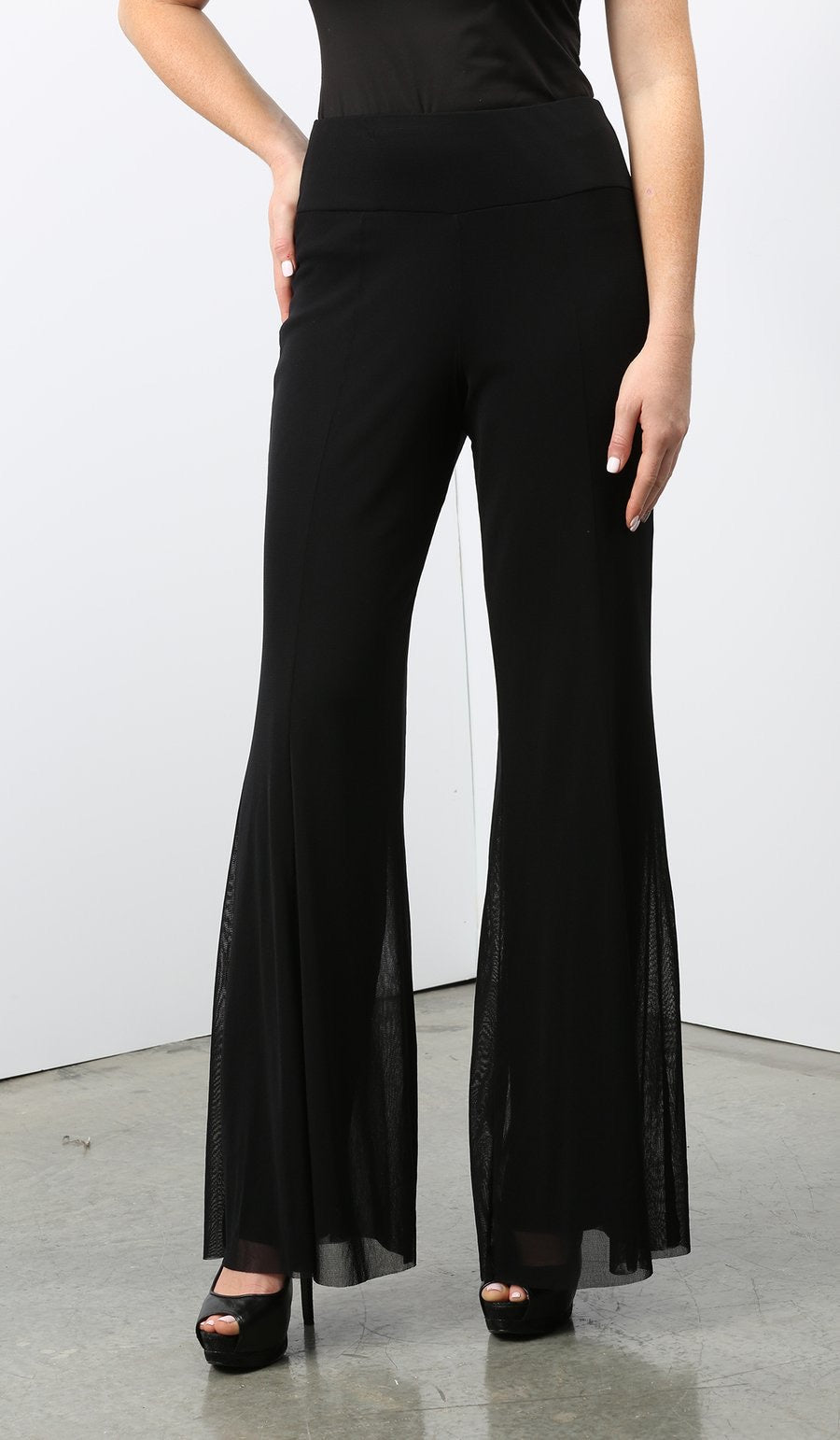 Elana Kattan Hergestellt in USA Maxima Flare Pant Style Maxima599 - Schwarz