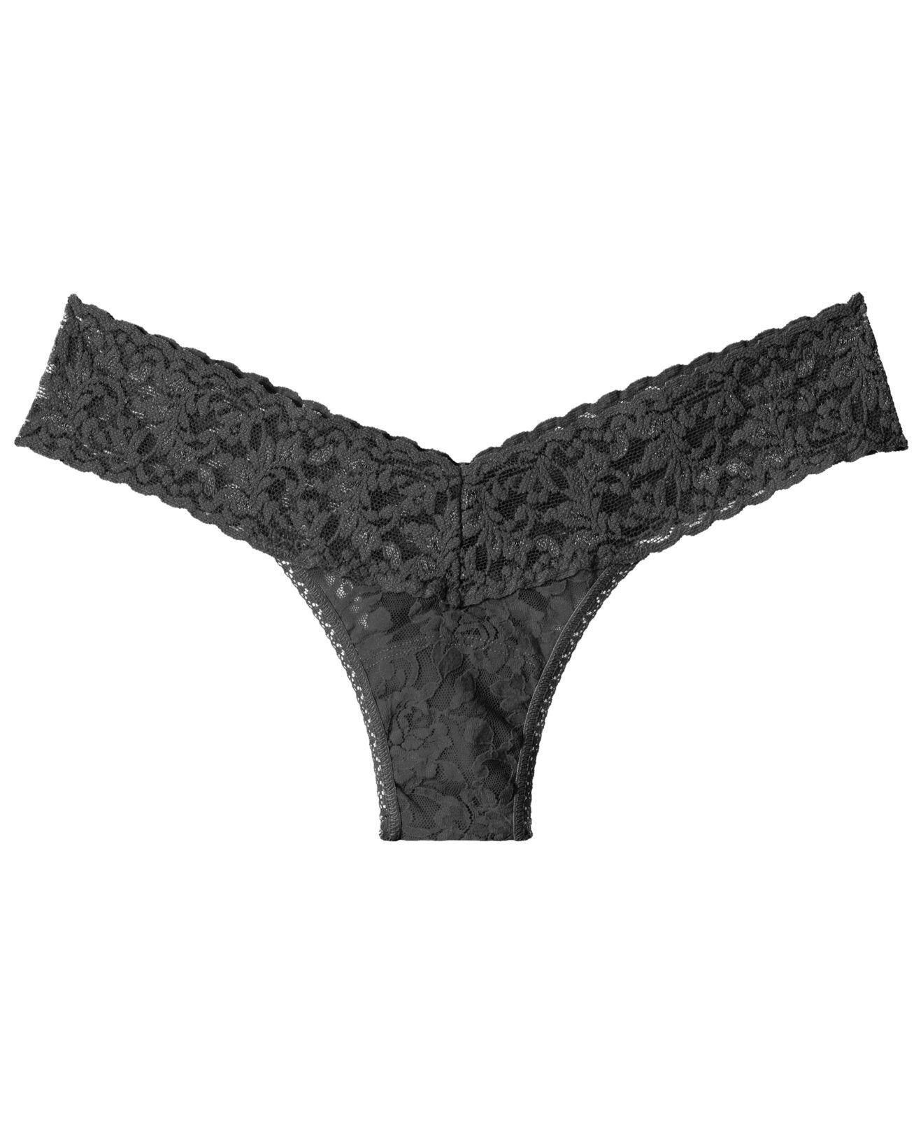 Hanky Panky Signature Lace Low Rise Thong Style 4911 - Schwarz
