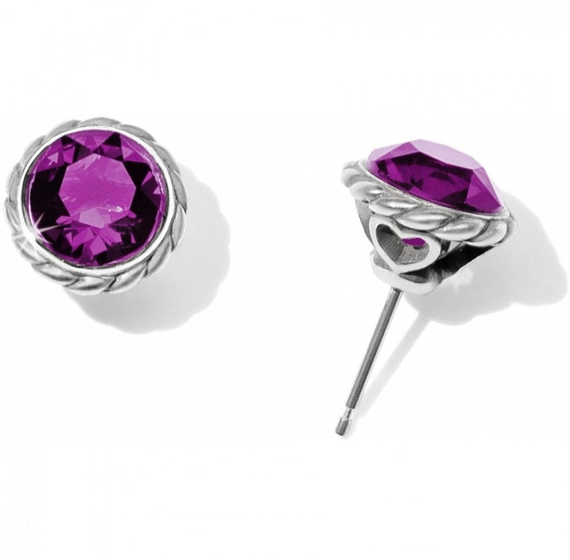 Brighton Iris Stud Ohrringe Stil JA173F - Amethyst