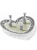Brighton Lacie Daisy 3 Ring Holder Style G81140 - Silber