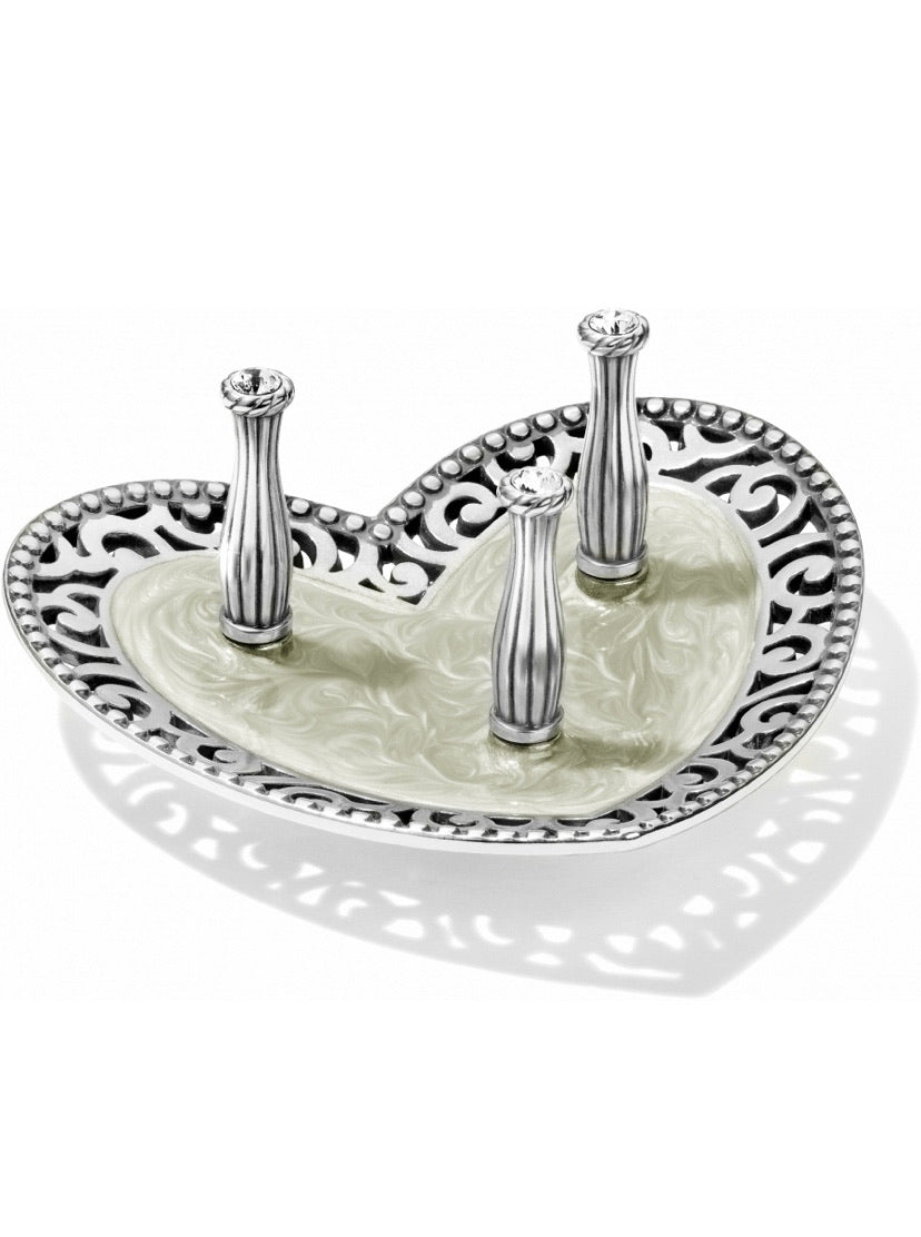 Brighton Lacie Daisy 3 Ring Holder Style G81140 - Silber