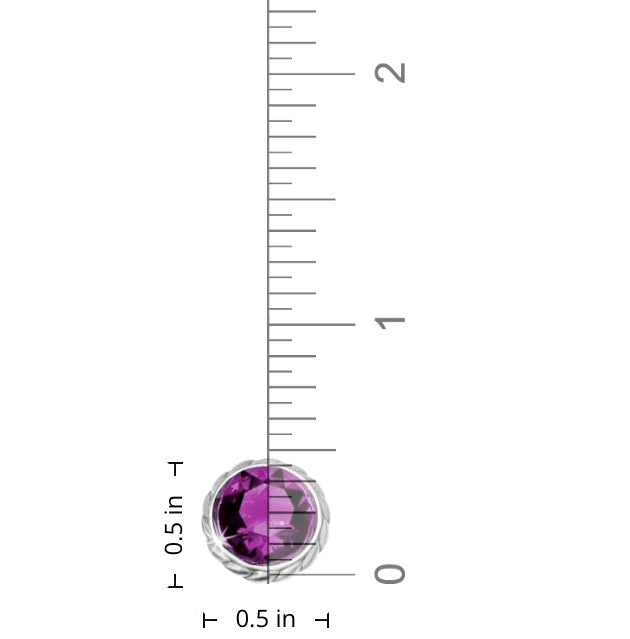 Brighton Iris Stud Ohrringe Stil JA173F - Amethyst