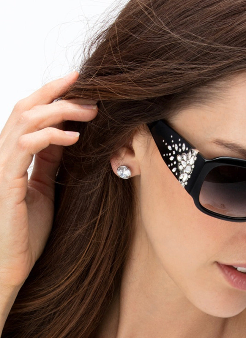 Brighton Brilliance Cubic Zirconia 9MM Post Ohrringe Stil JE154C