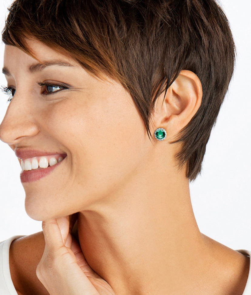 Brighton Iris Stud Ohrringe Stil JA173A - Smaragd