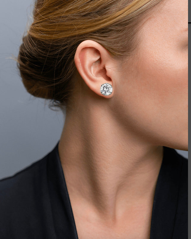 Brighton Brilliance Cubic Zirconia 10MM Post Ohrringe Stil JE154D