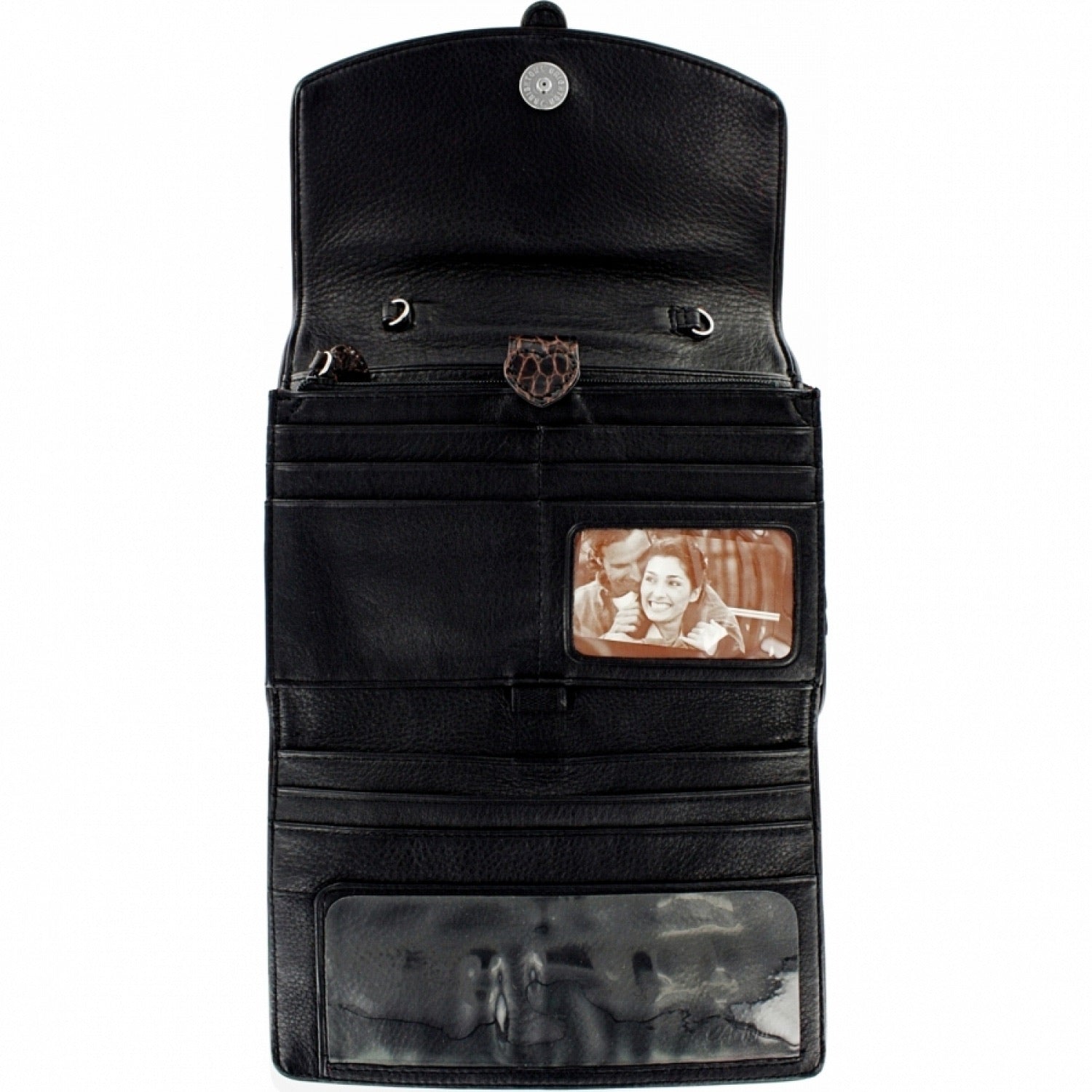 Brighton Nepal Organizer Style T40709 - Schwarz / Schokolade
