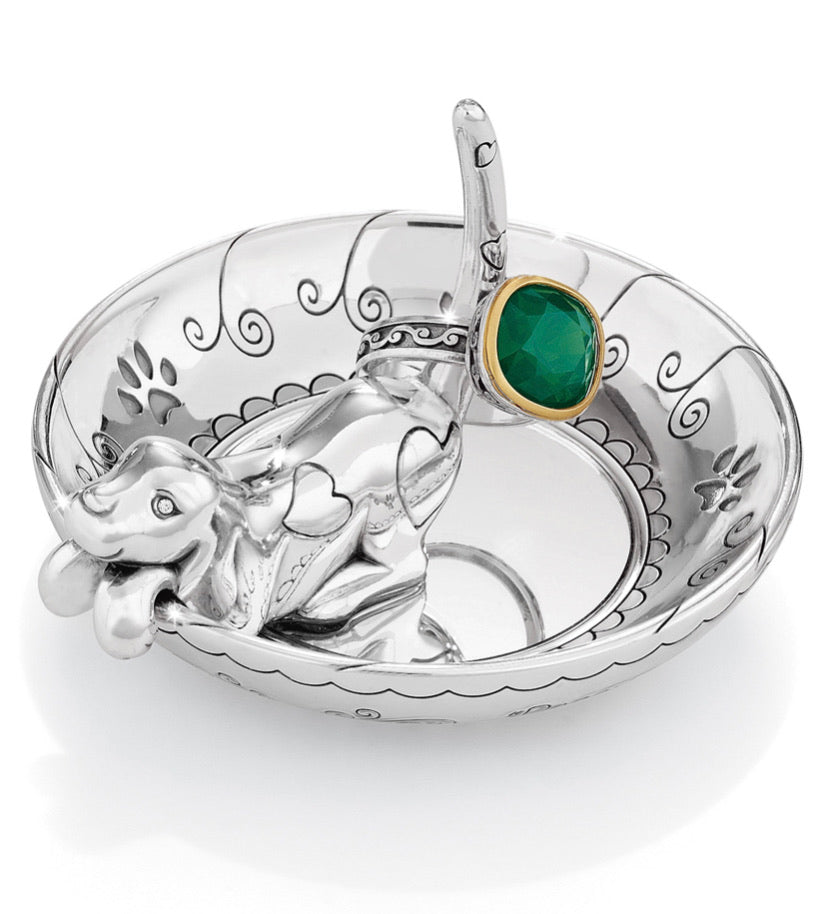 Brighton Doggy Kaddy Ring Holder Stil G81160 - Silber