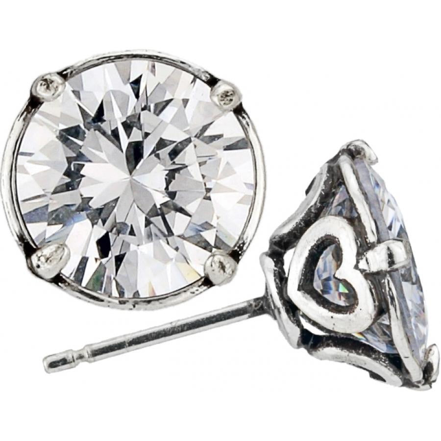 Brighton Brilliance Cubic Zirconia 10MM Post Ohrringe Stil JE154D
