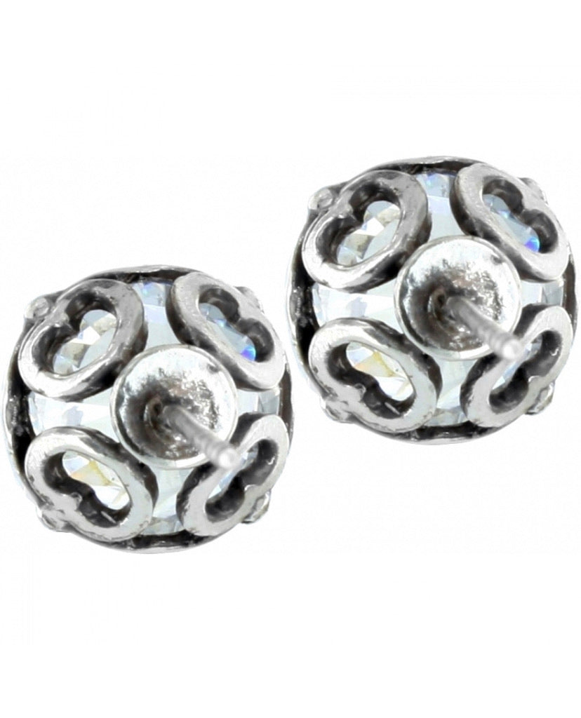 Brighton Brilliance Cubic Zirconia 10MM Post Ohrringe Stil JE154D