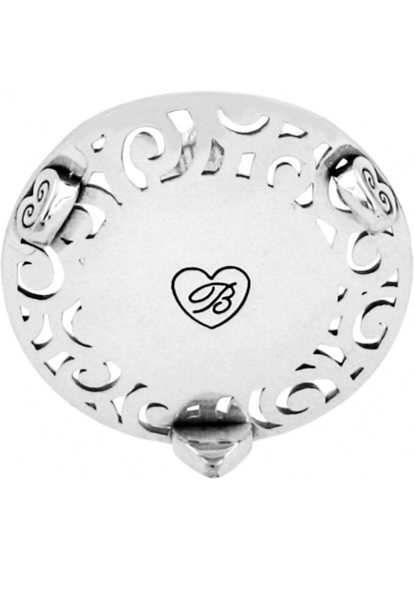 Brighton Lacie Daisy Ring Holder Style G80822 - Silber