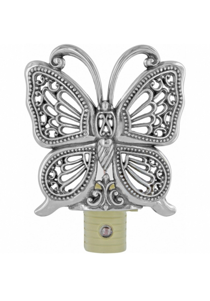 Brighton Fly By Night Schmetterling Nacht Lichtstil HT050 - Silber