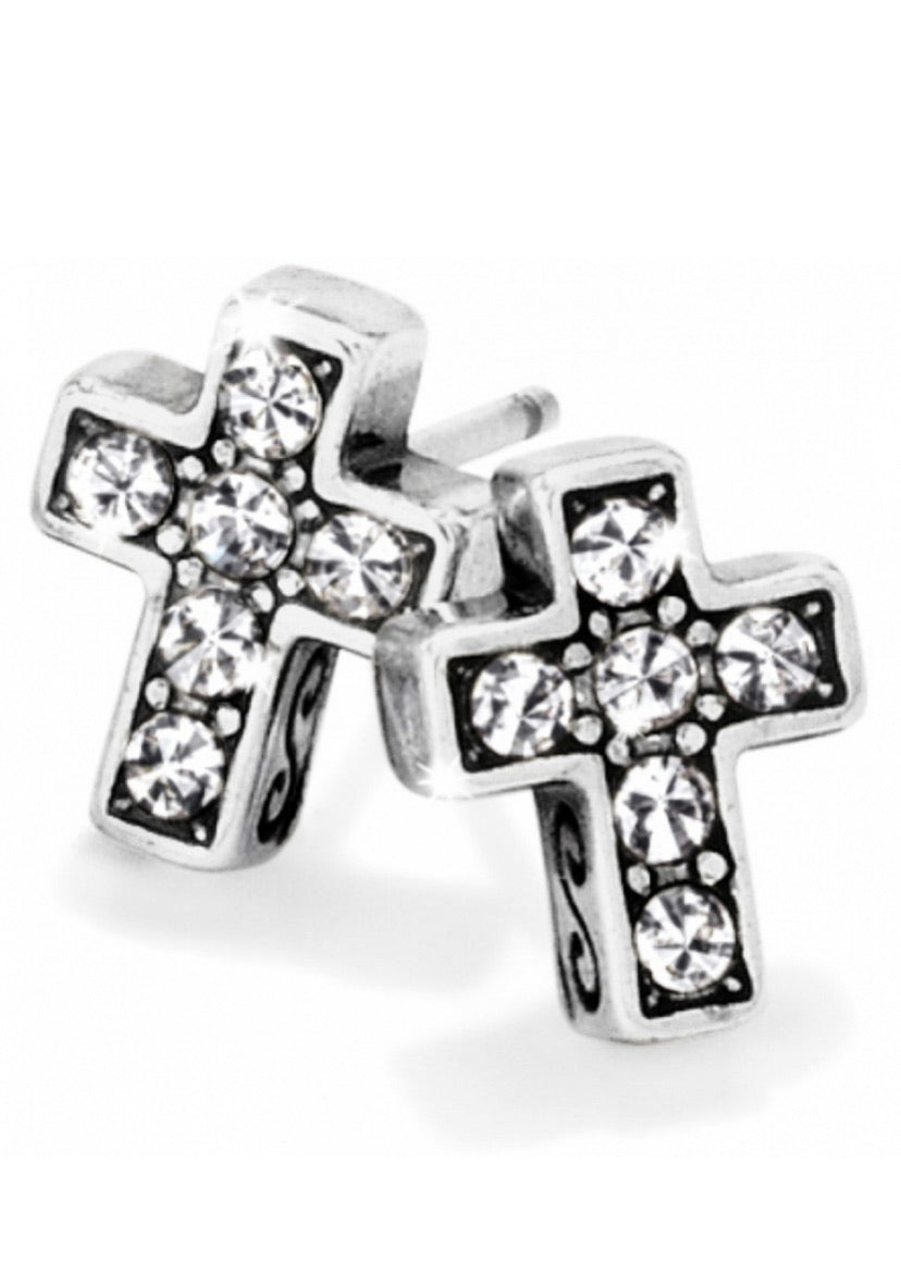 Brighton Starry Night Cross Mini Post Ohrringe Stil J21691