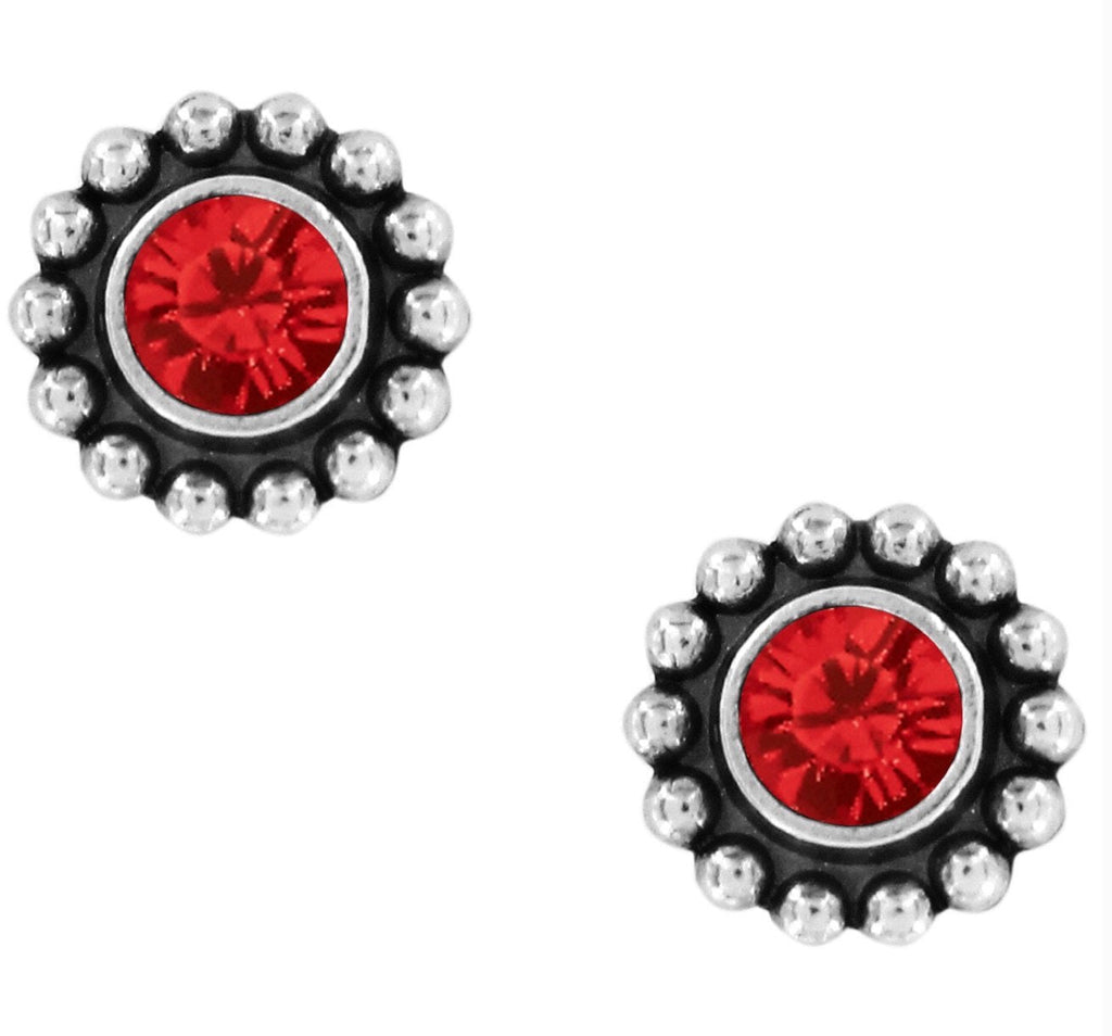 Brighton Twinkle Mini Post Ohrringe Stil J2049A - Rubinrot
