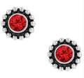 Brighton Twinkle Mini Post Ohrringe Stil J2049A - Rubinrot