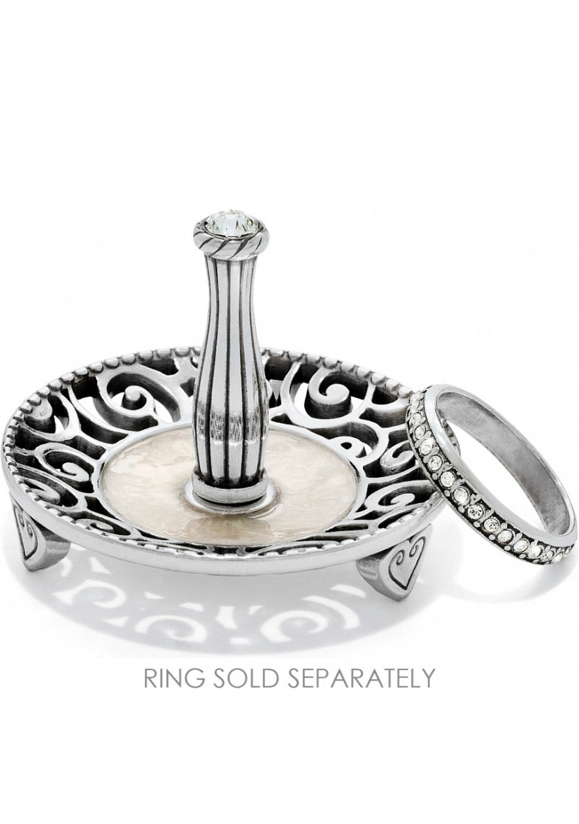 Brighton Lacie Daisy Ring Holder Style G80822 - Silber