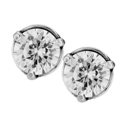 Brighton Brilliance Cubic Zirconia 7MM Post Ohrringe Stil JE154A