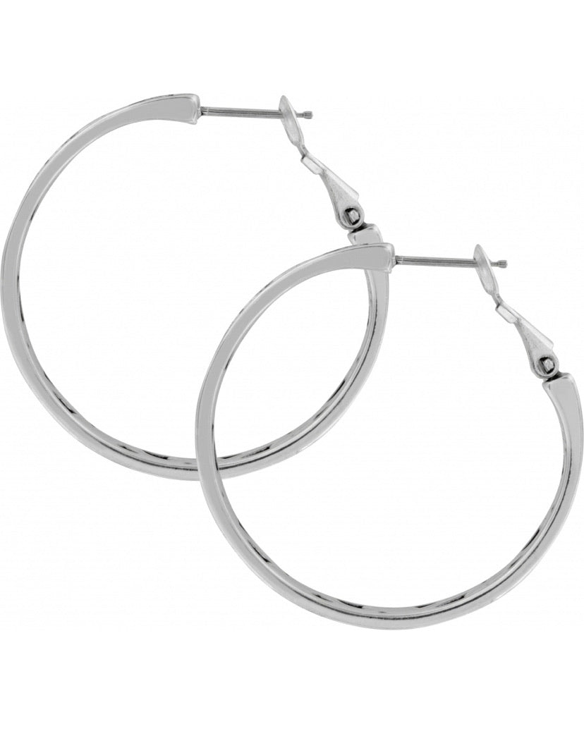 Brighton Contempo Mittelhoop Ohrringe Stil JE9720 - Silber