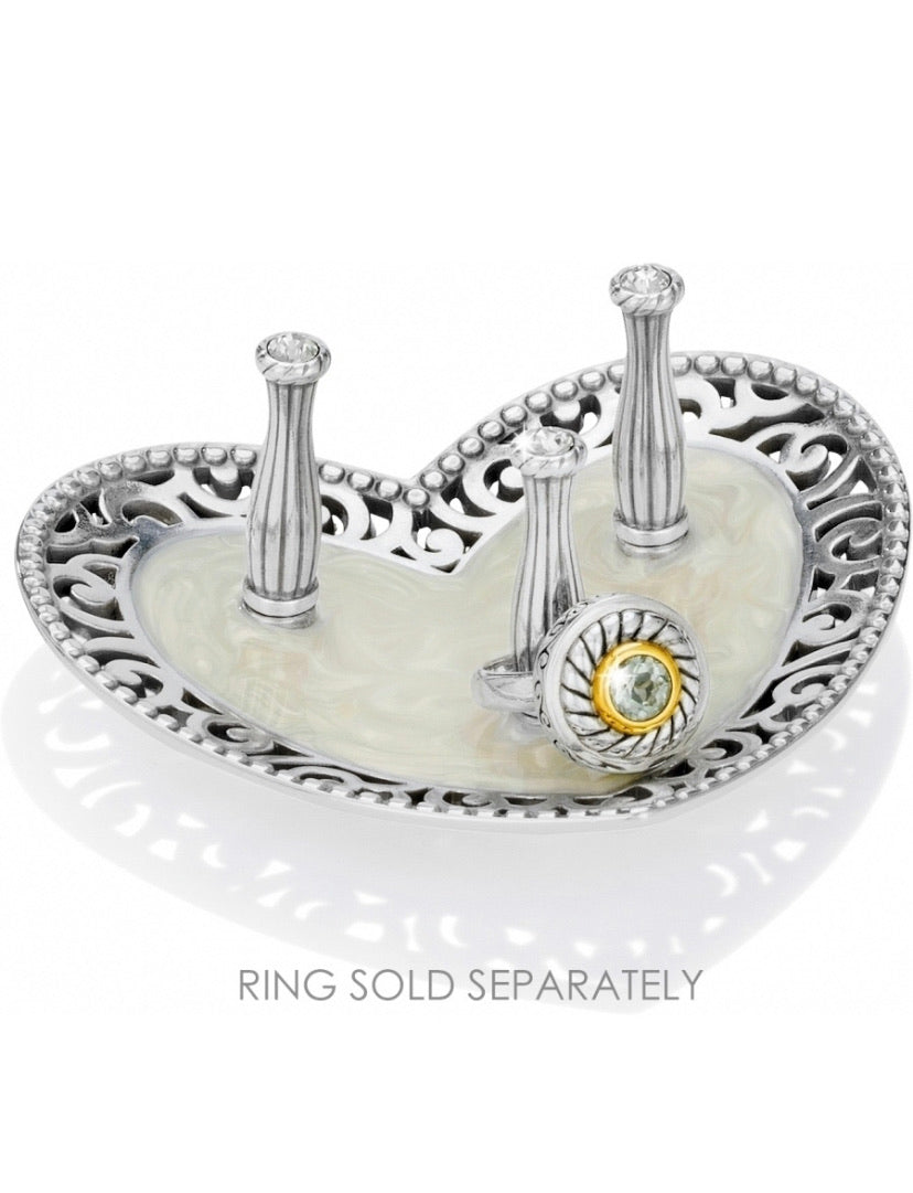Brighton Lacie Daisy 3 Ring Holder Style G81140 - Silber