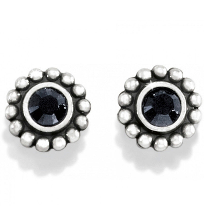 Brighton Twinkle Mini Post Ohrringe Stil J20493 - Schwarz