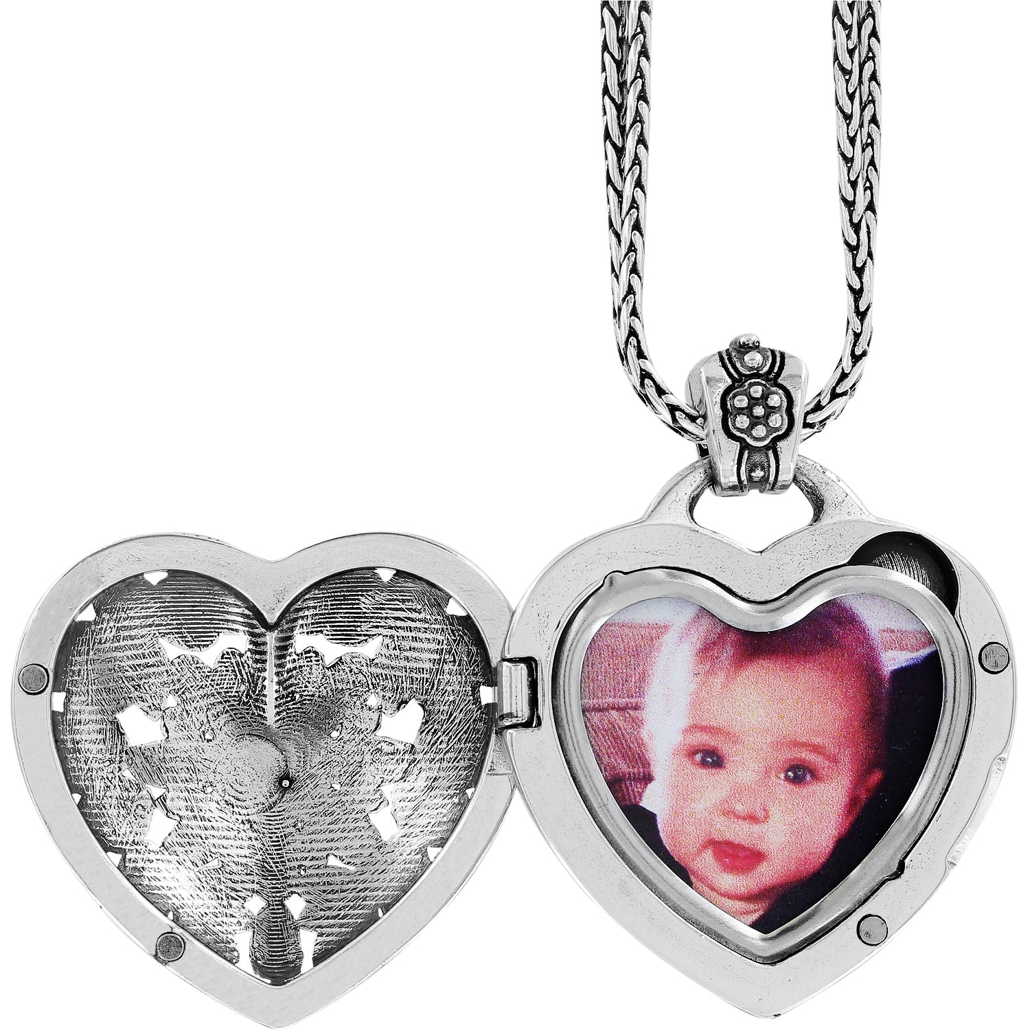Brighton Blumen Heart Locket Halskette Stil J44722